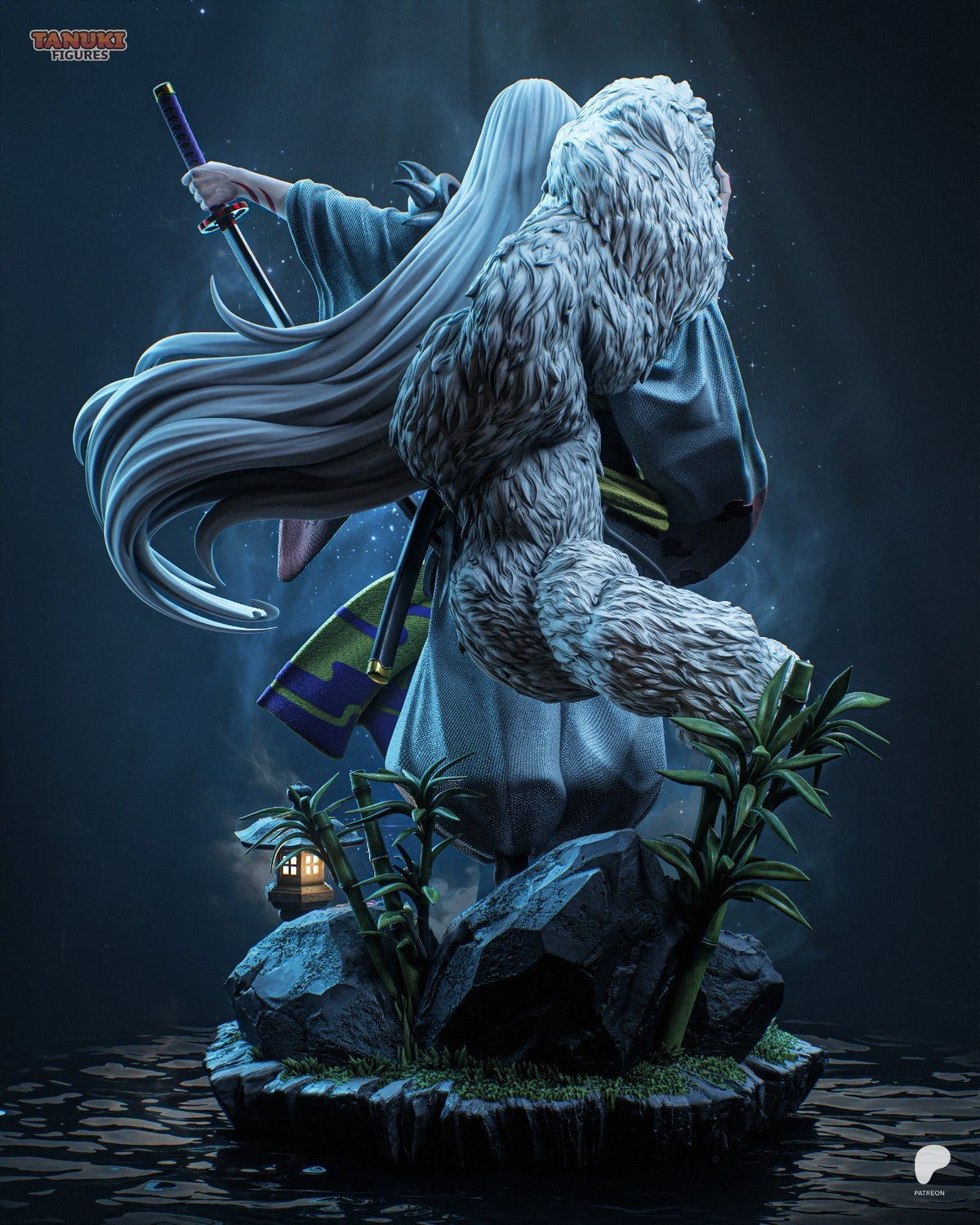 Sesshomaru (Inuyasha) 3D Printed Garage Kit Figure
