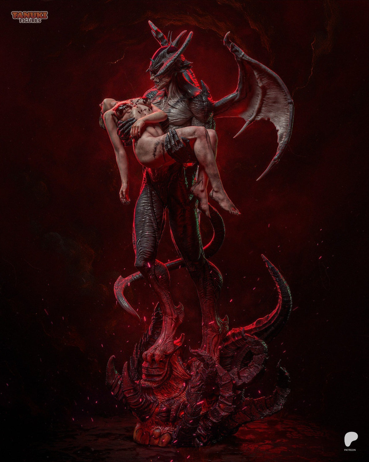 Devilman 3D Printed Garage Kit Figure