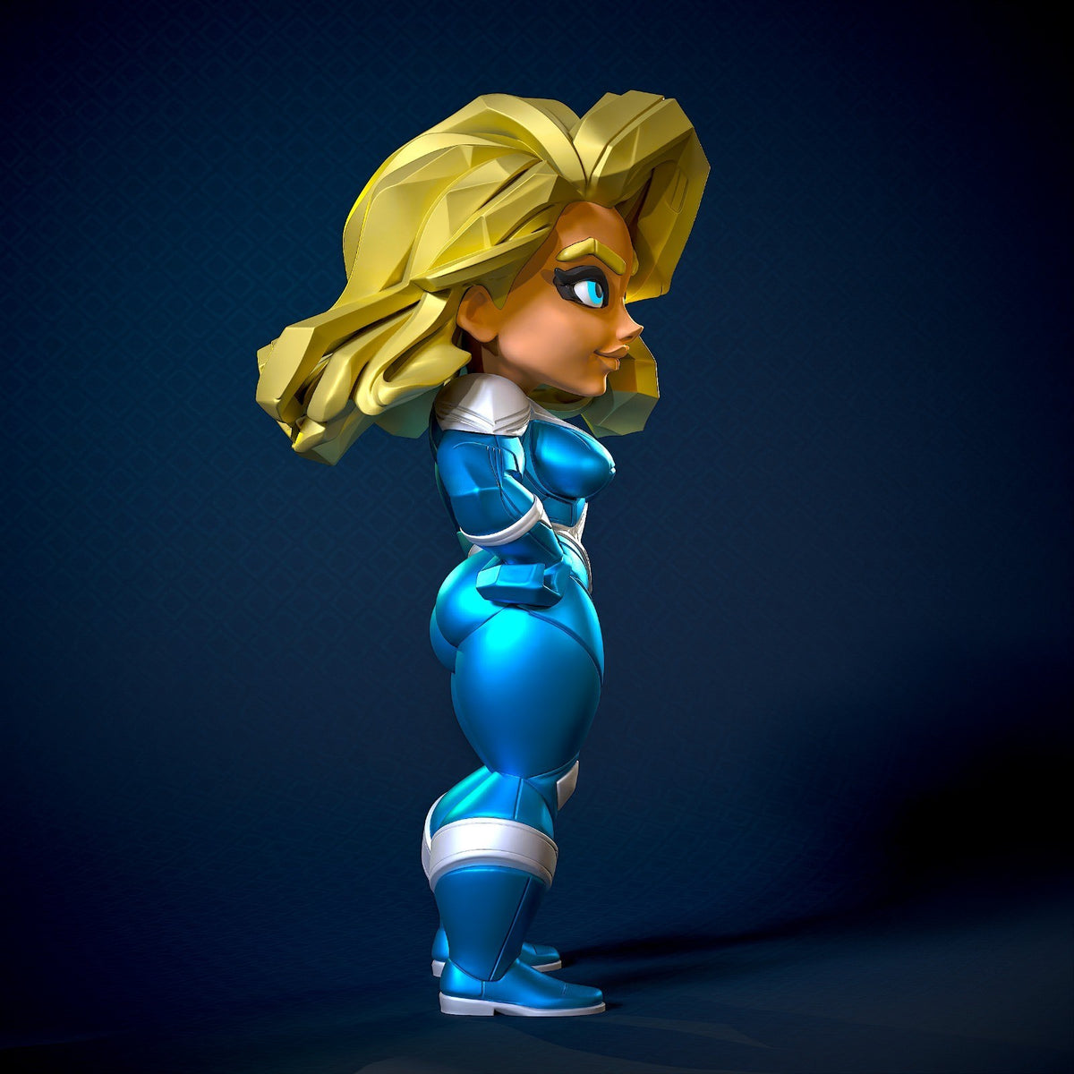 Sue Storm Marvel Fan Art Figure Full Colour 3D Printed Statue