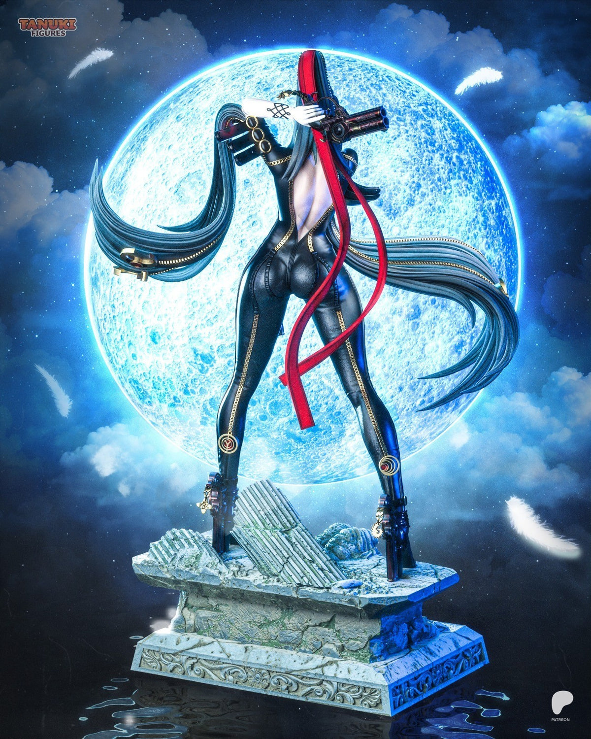 Bayonetta 3D Printed Garage Kit Figure