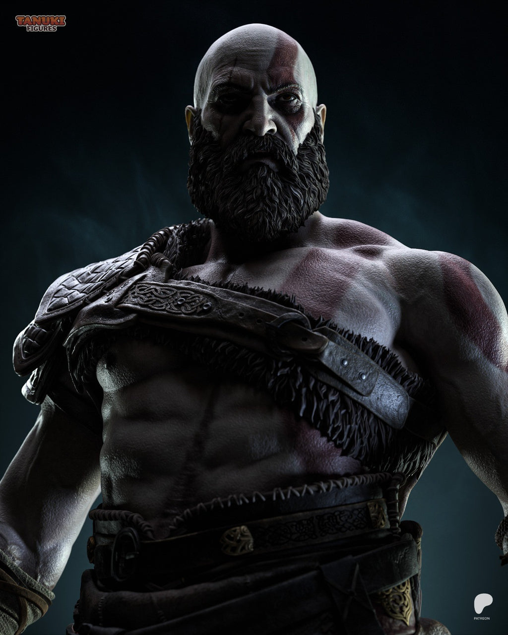 Kratos (God of War) 3D Printed Garage Kit Figure