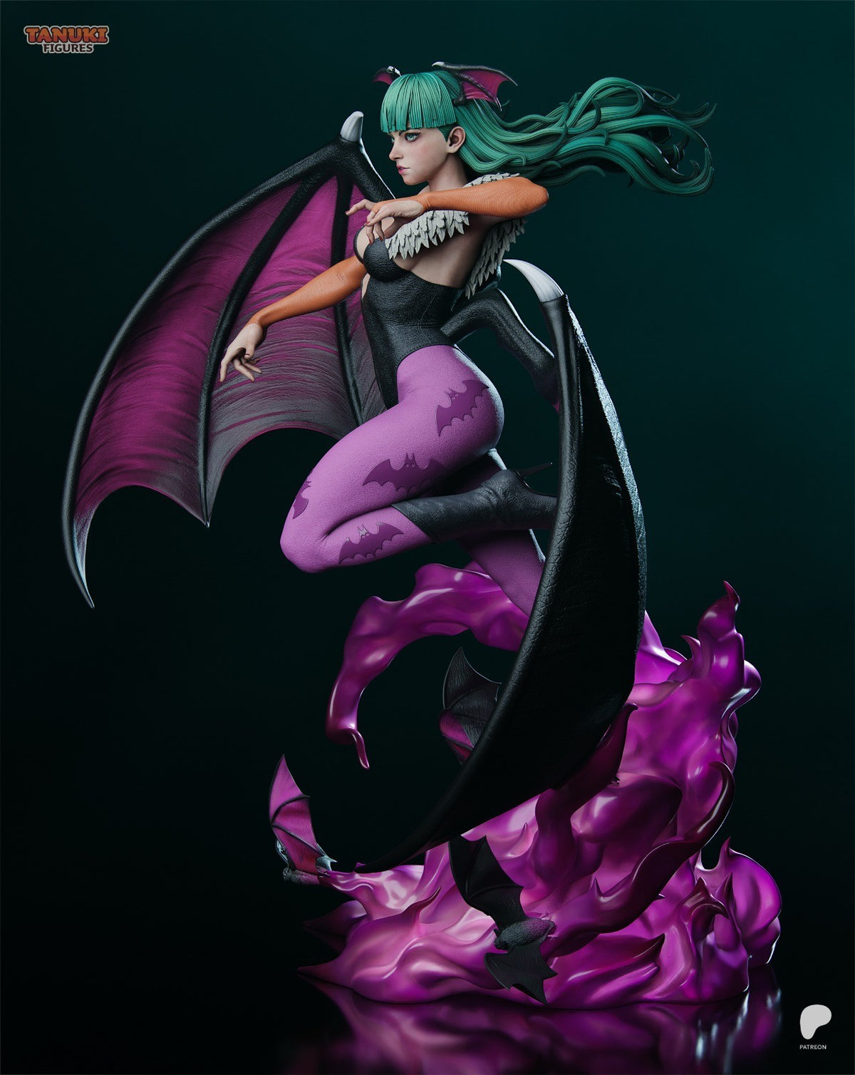 Morrigan (Darkstalkers) 3D Printed Garage Kit Figure
