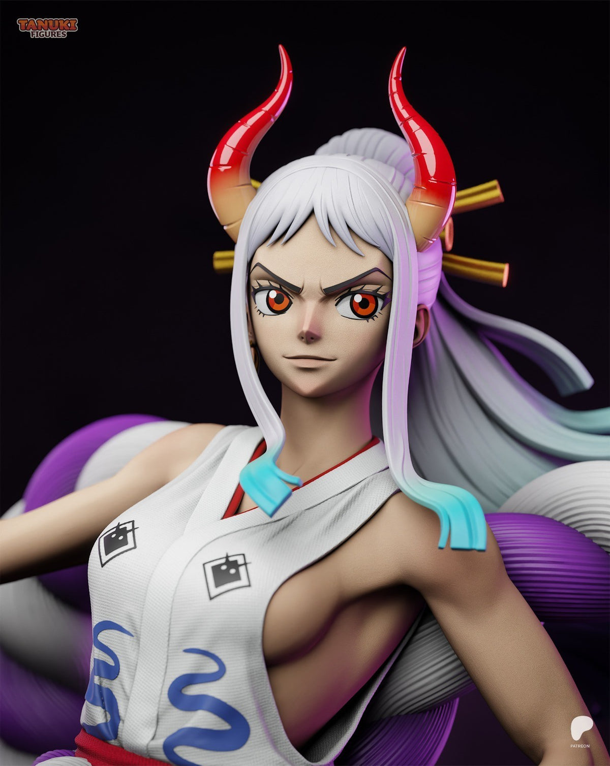 Yamato (One Piece) 3D Printed Garage Kit Figure