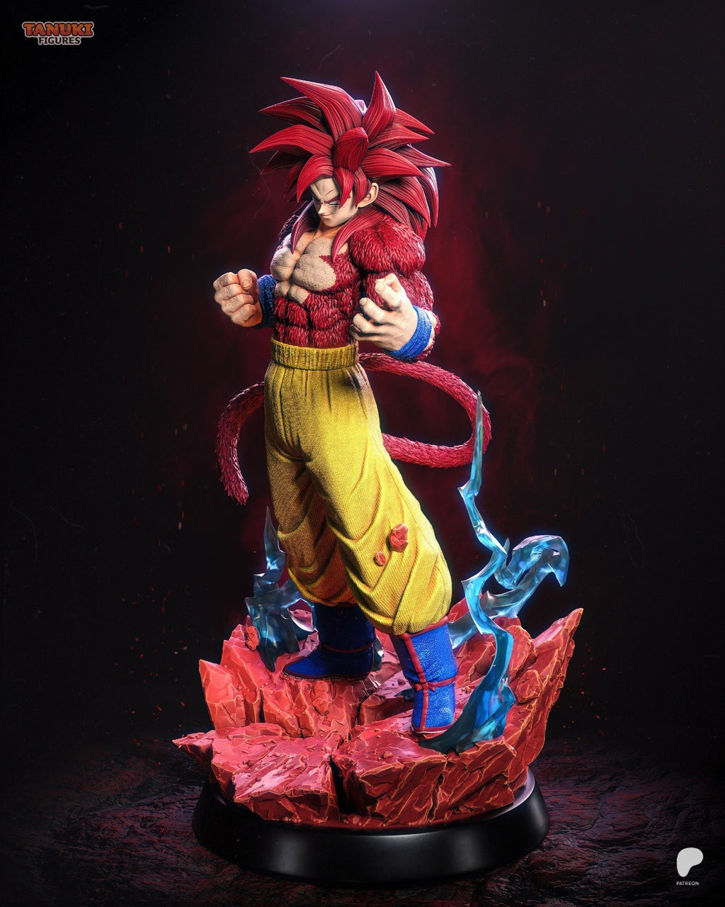 Goku SSJ4 (Dragon Ball) 3D Printed Garage Kit Figure