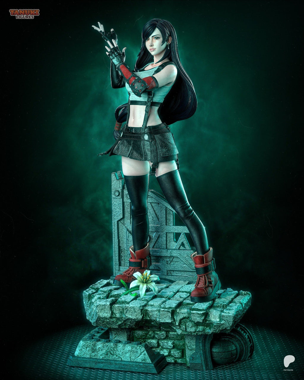 Tifa (Final Fantasy VII) 3D Printed Garage Kit Figure
