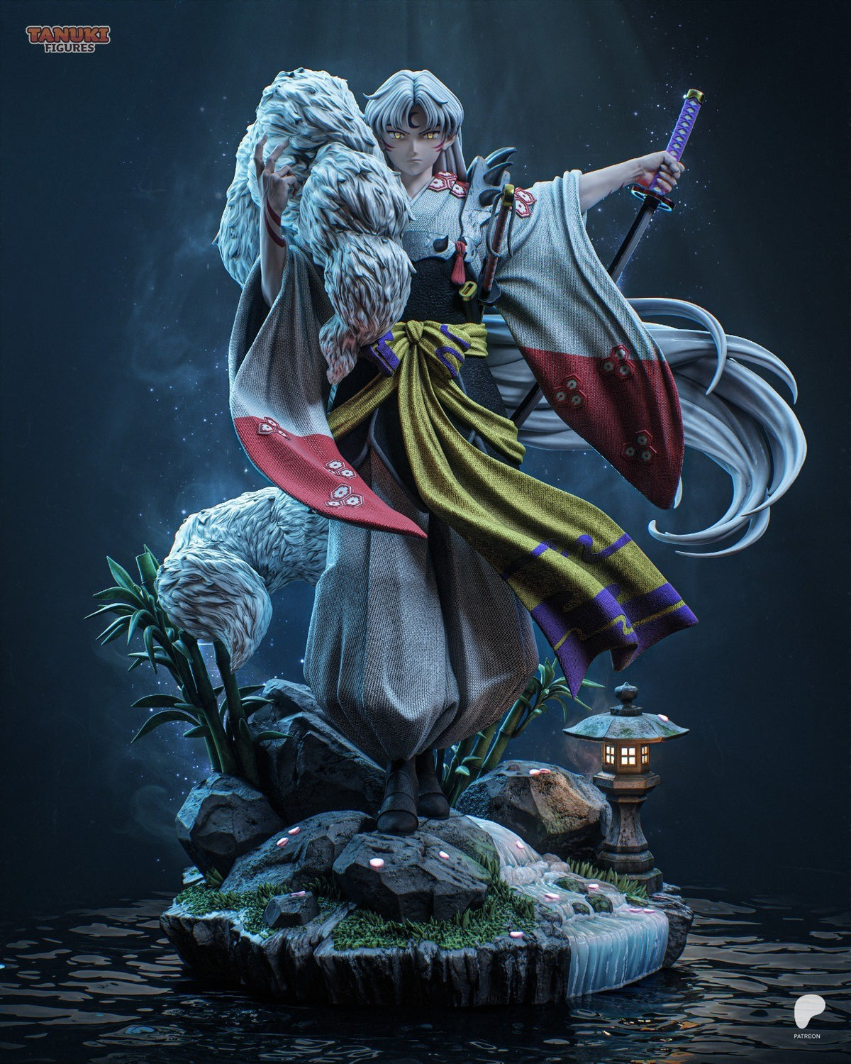 Sesshomaru (Inuyasha) 3D Printed Garage Kit Figure