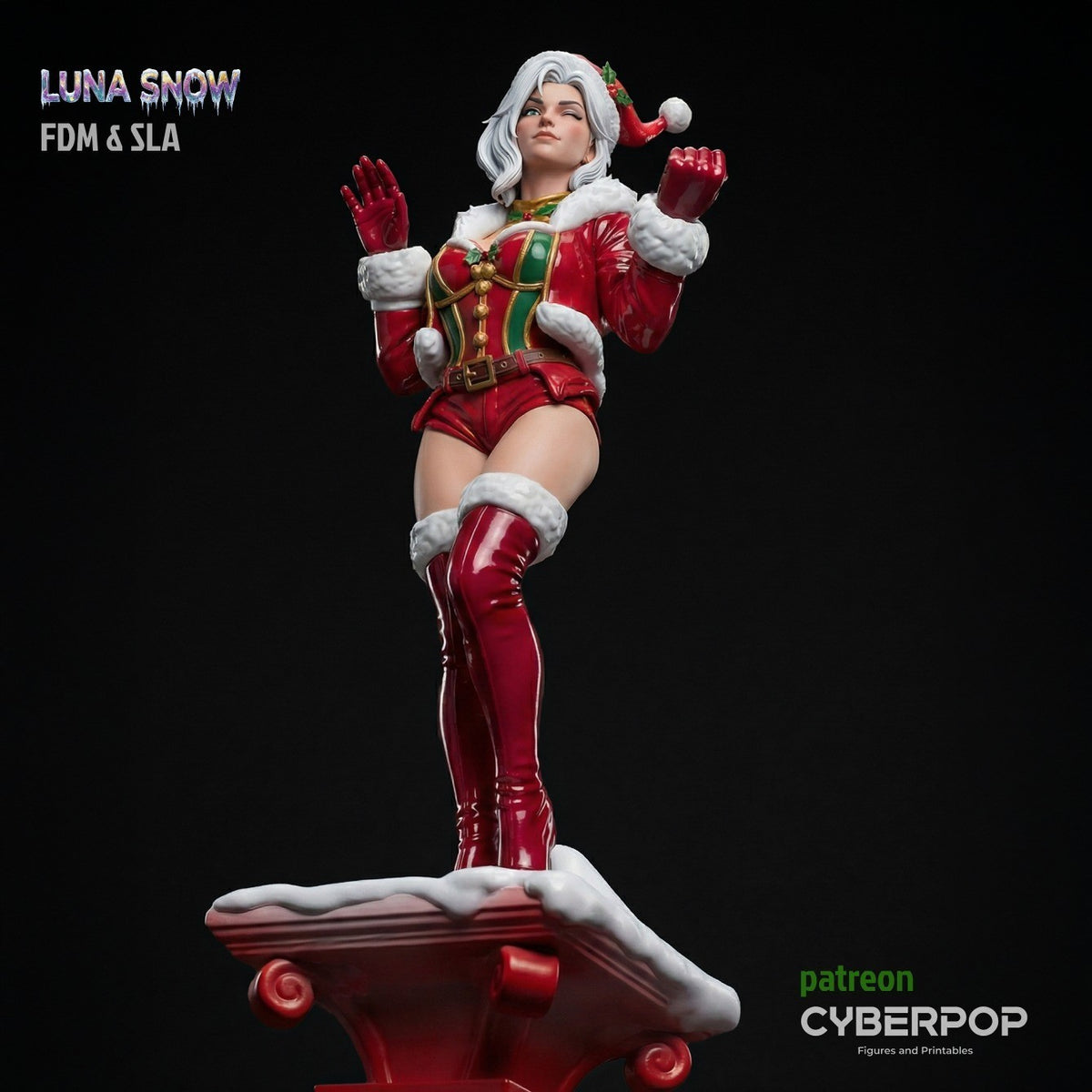 Luna Snow Christmas Marvel Fan Art Figure Full Colour 3D Printed Statue
