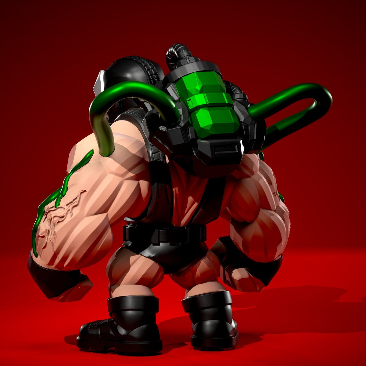 Bane DC Fan Art Figure Full Colour 3D Printed Statue
