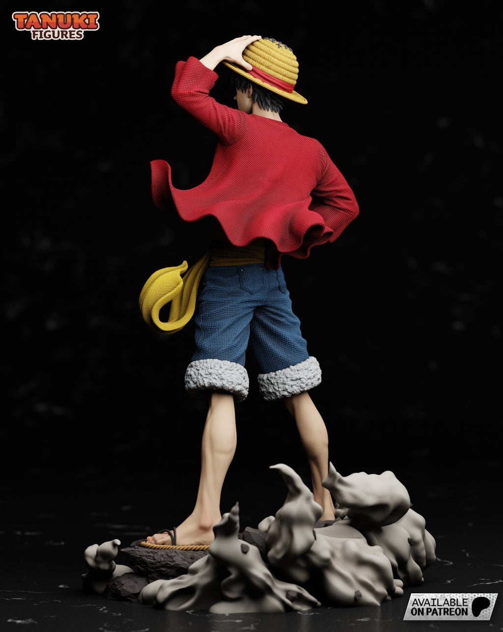 Luffy (One Piece) 3D Printed Garage Kit Figure