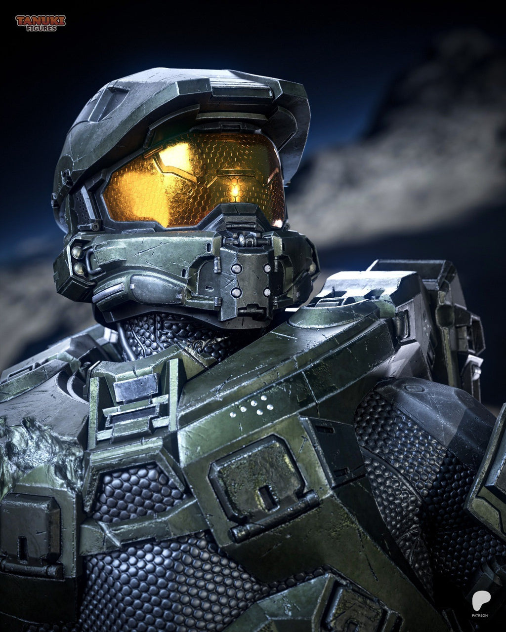 Master Chief (Halo) 3D Printed Garage Kit Figure