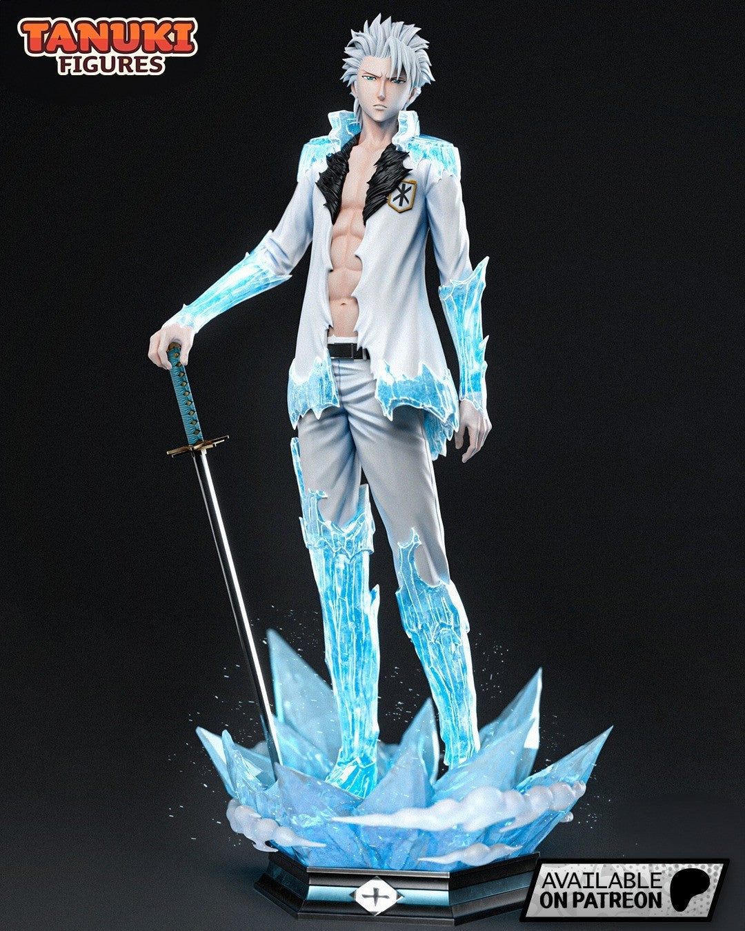 Toushirou Hitsugaya (Bleach) 3D Printed Garage Kit Figure