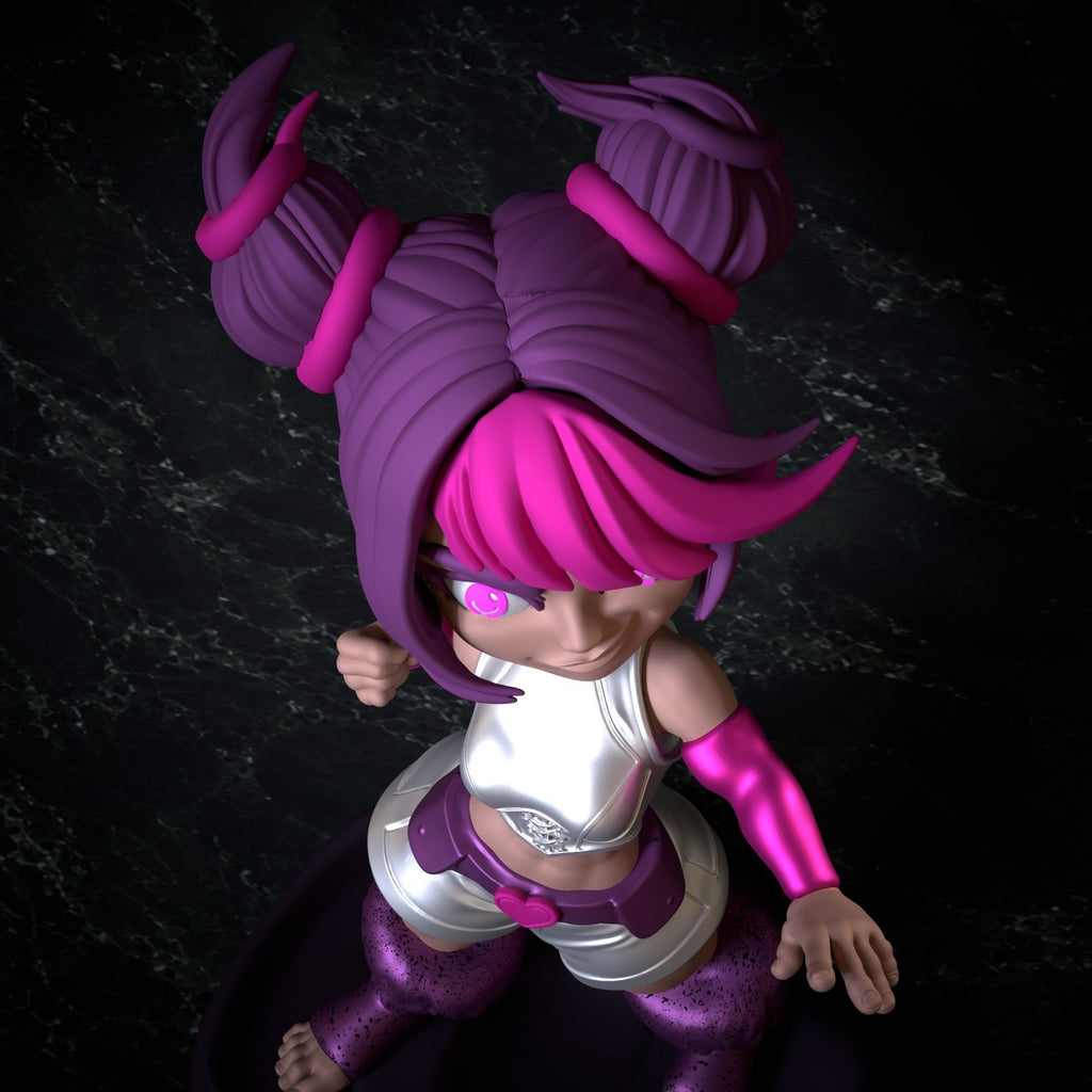 Juri Han Street Fighter Fan Art Figure Full Colour 3D Printed Statue
