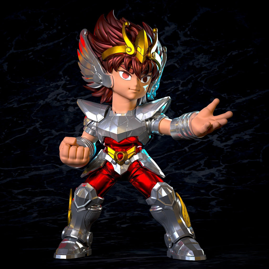 Pegasus Seiya Saint Seiya Fan Art Figure Full Colour 3D Printed Statue