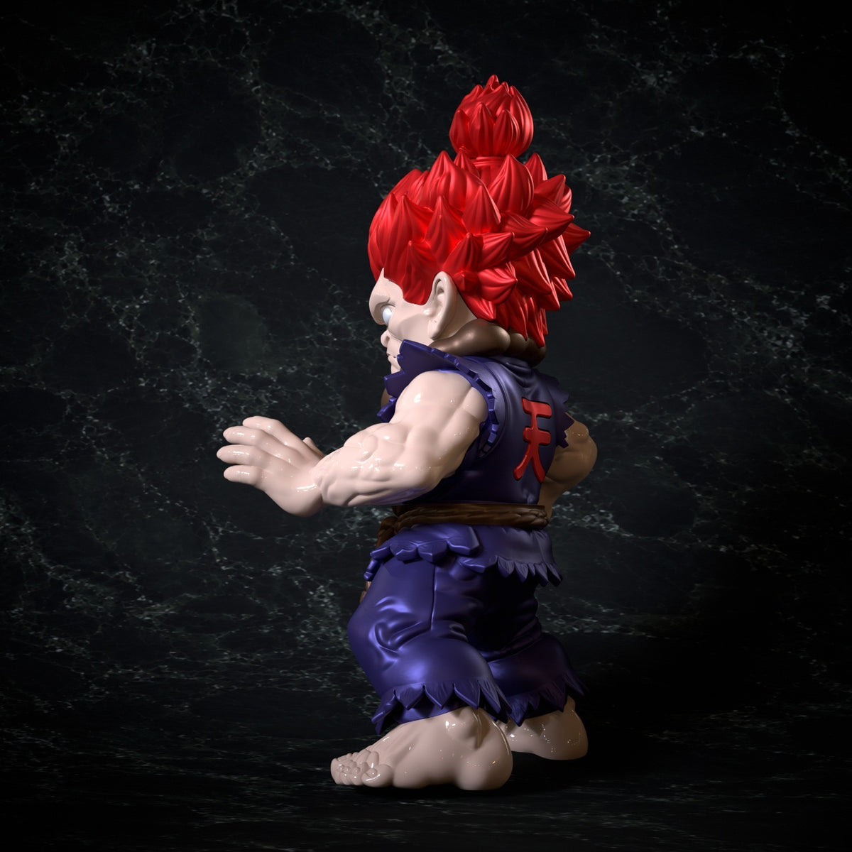 Akuma Street Fighter Fan Art Figure Full Colour 3D Printed Statue