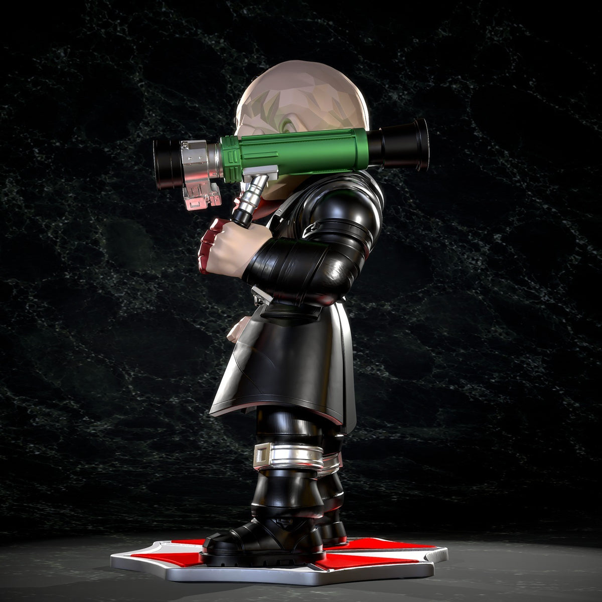 Nemesis Resident Evil Fan Art Figure Full Colour 3D Printed Statue
