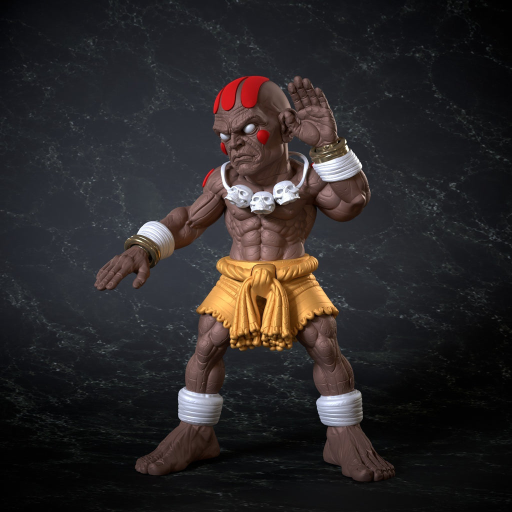 Dhalsim Street Fighter Fan Art Figure Full Colour 3D Printed Statue