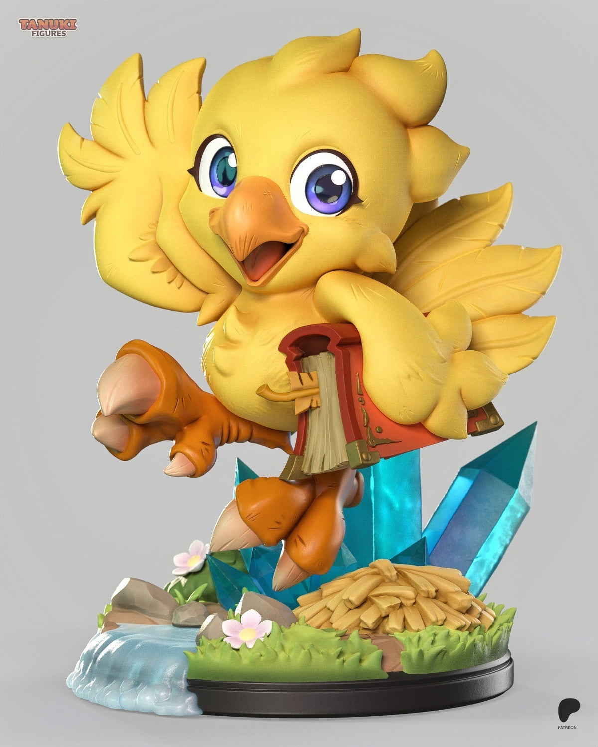 Chocobo Chibi (Final Fantasy) 3D Printed Garage Kit Figure