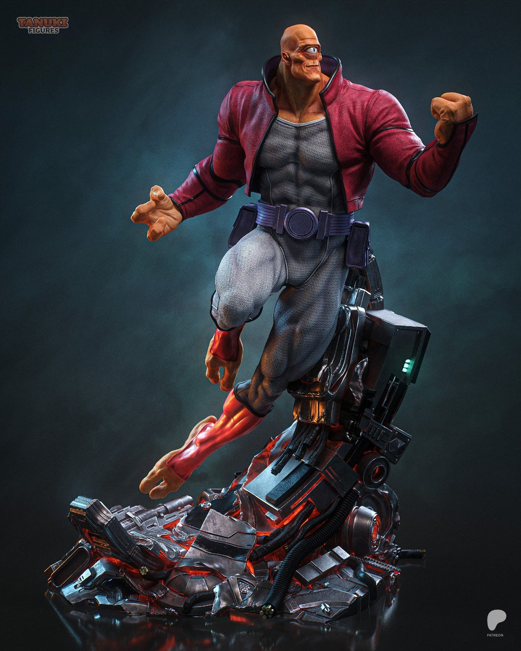 Allen the Alien (Invincible) 3D Printed Garage Kit Figure