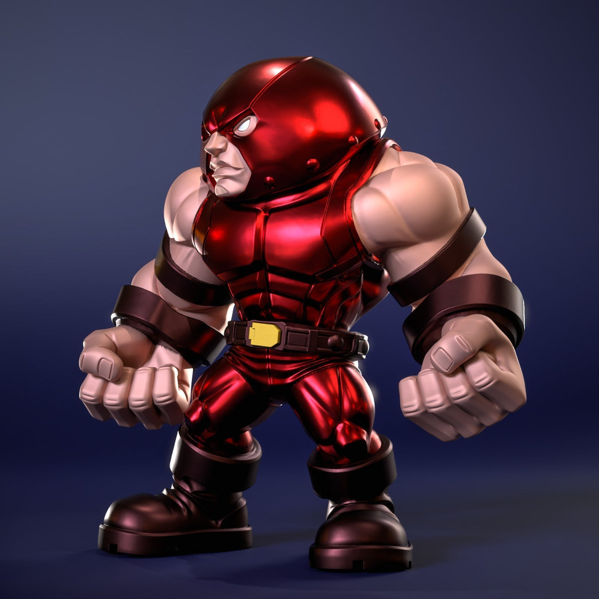 Juggernaut Marvel Fan Art Figure Full Colour 3D Printed Statue