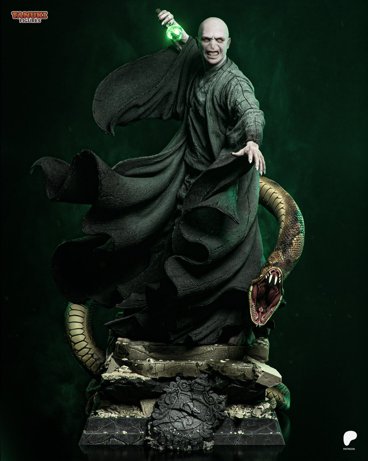 Voldemort (Harry Potter) 3D Printed Garage Kit Figure