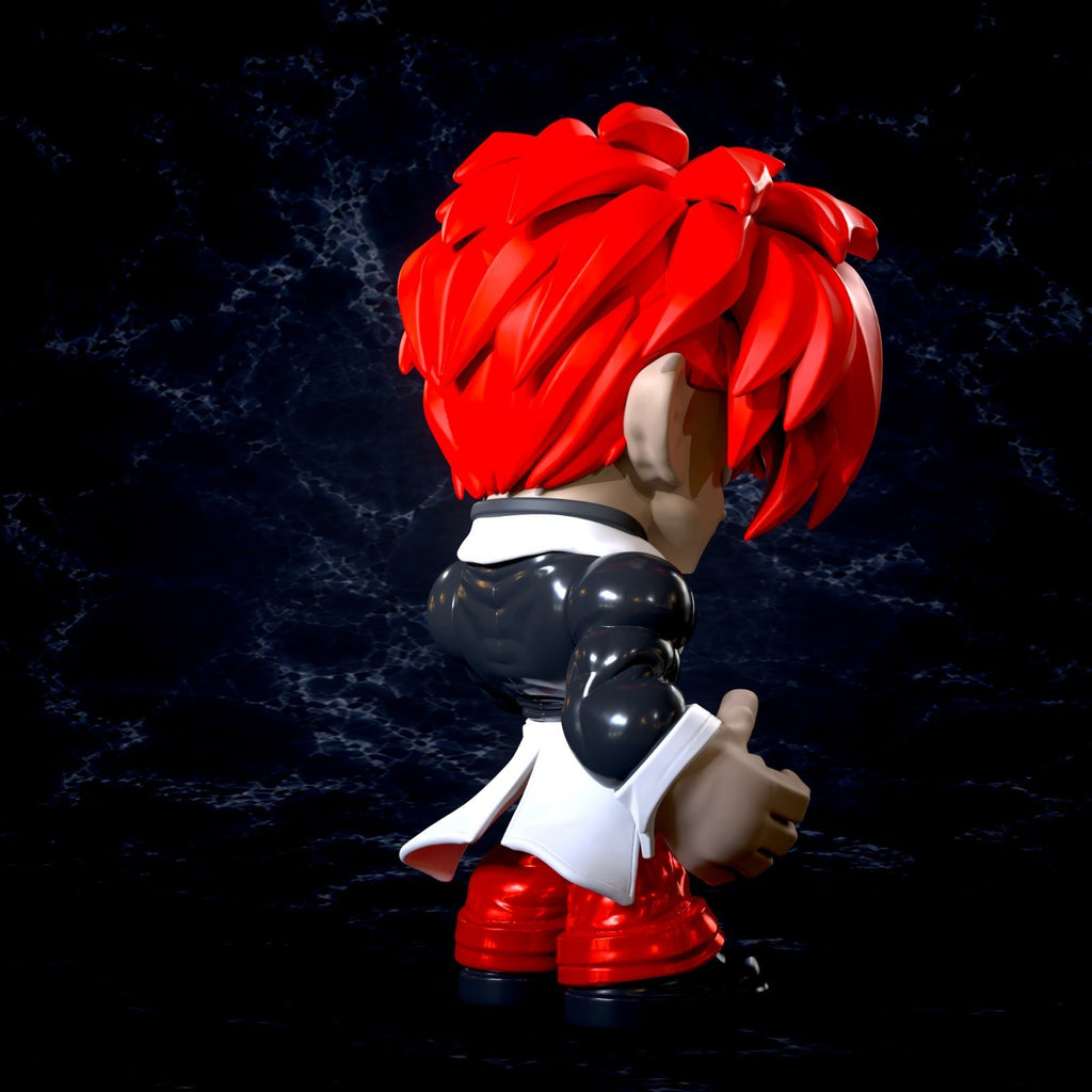 Iori Yagami King of Fighters Fan Art Figure Full Colour 3D Printed Statue