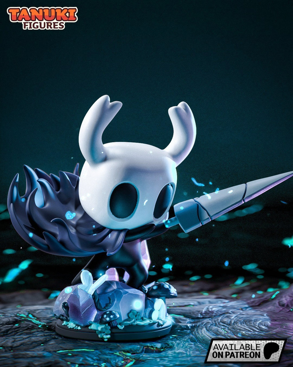Hollow Knight V2 3D Printed Garage Kit Figure