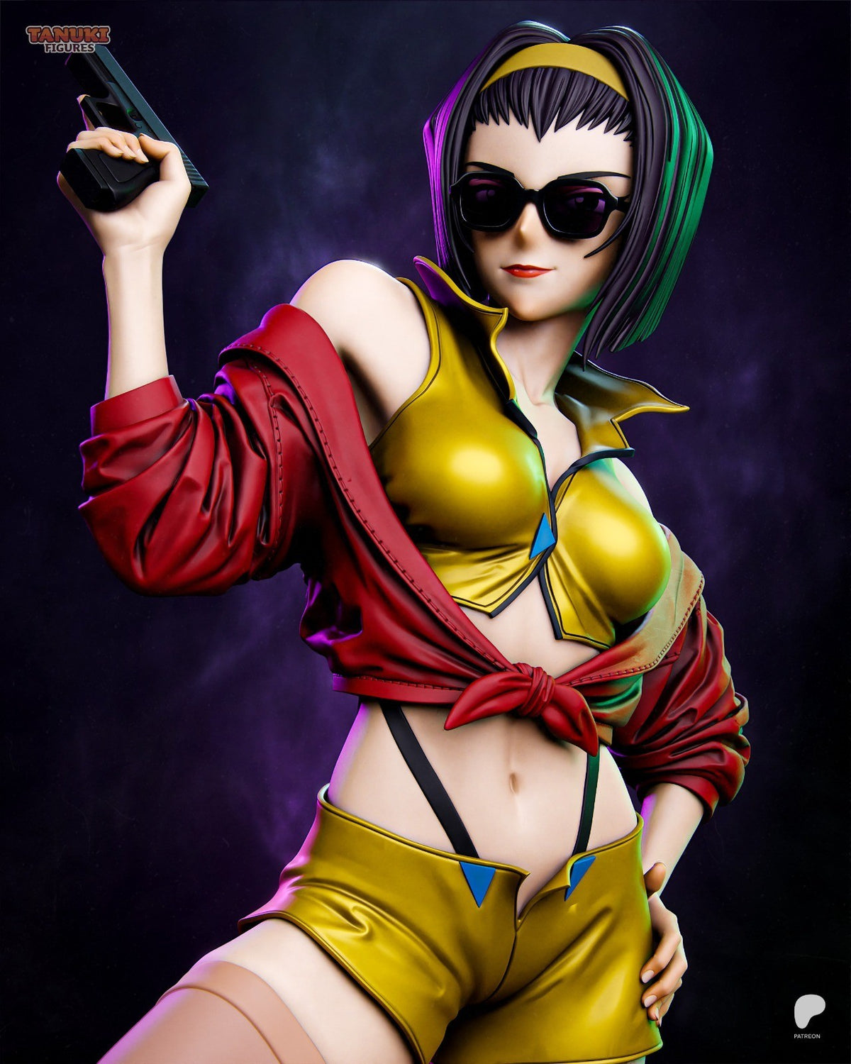 Faye (Cowboy Bebop) 3D Printed Garage Kit Figure