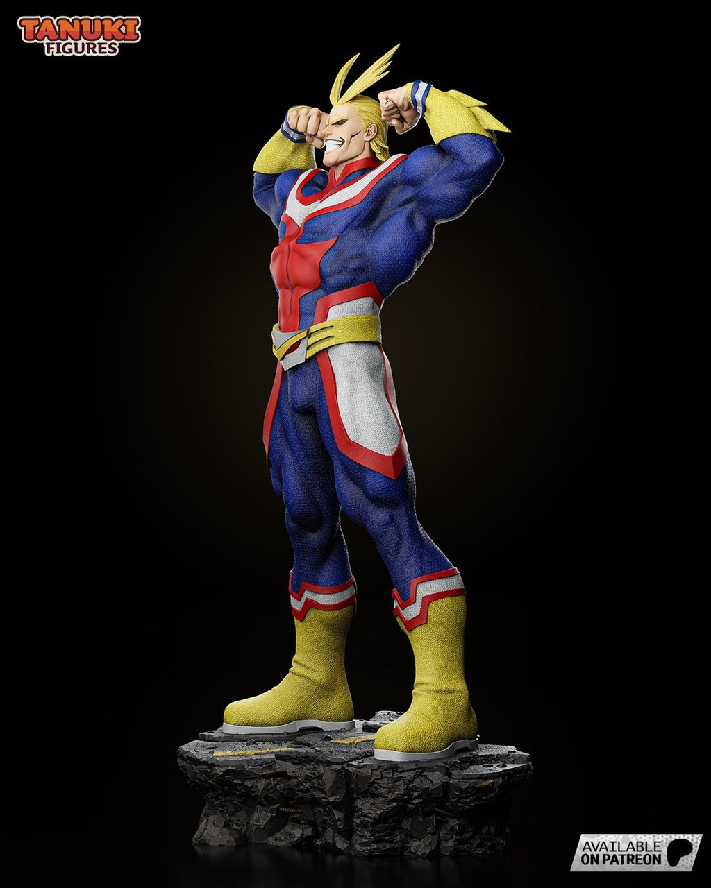 All Might (My Hero Academia) 3D Printed Garage Kit Figure