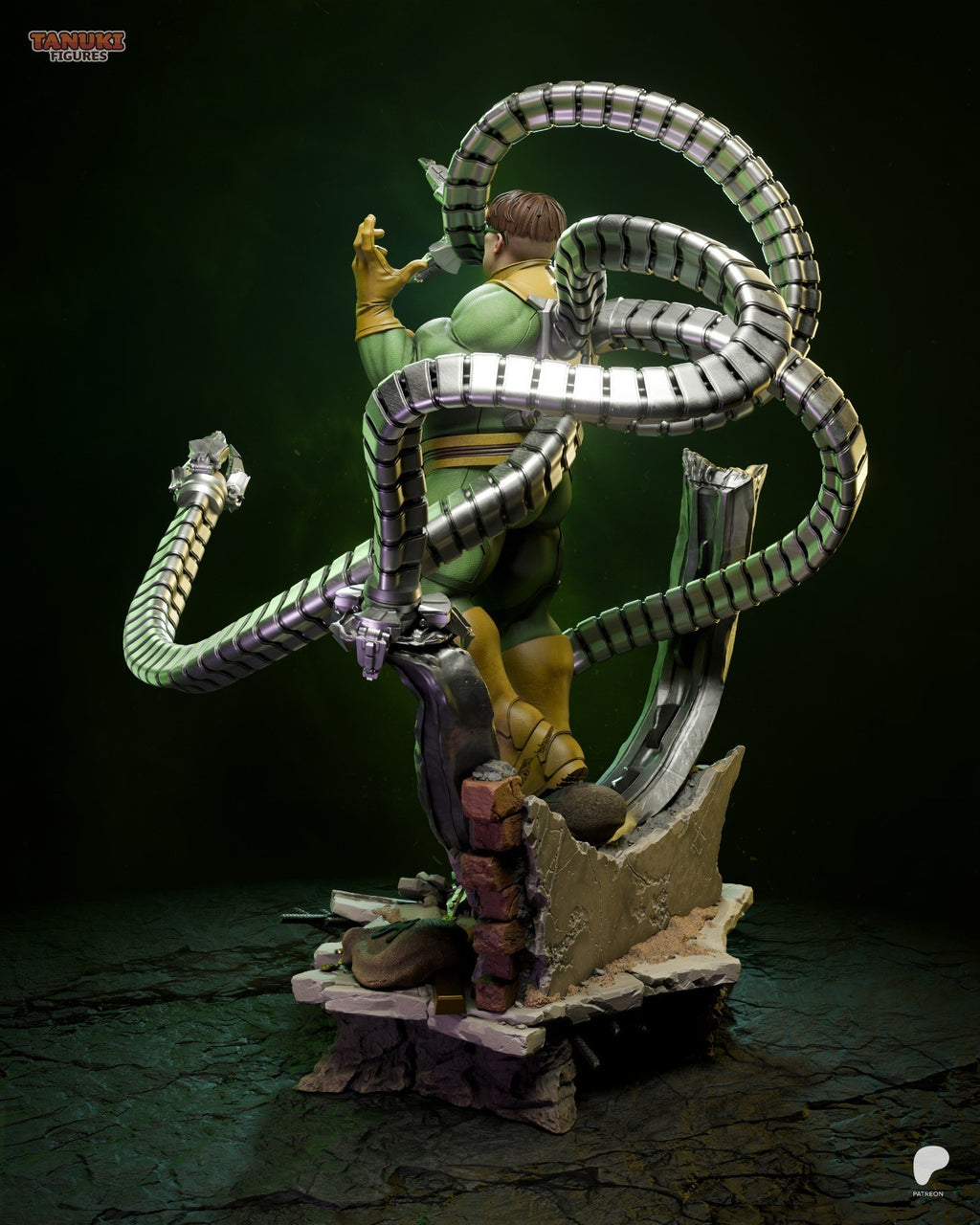 Dr. Octopus (Spider-Man) 3D Printed Garage Kit Figure