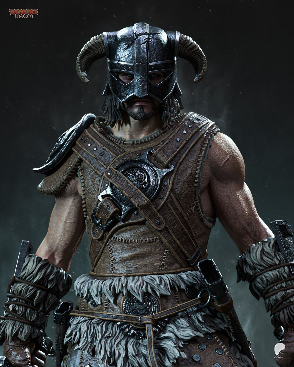 Dovahkiin (Skyrim) 3D Printed Garage Kit Figure