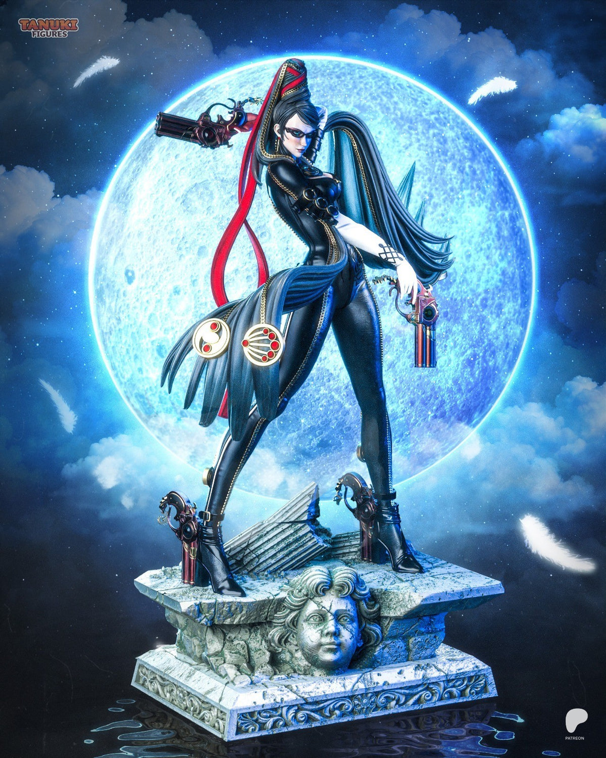 Bayonetta 3D Printed Garage Kit Figure
