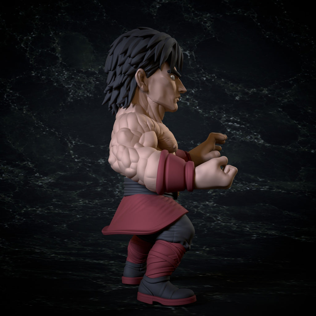Liu Kang Mortal Kombat Fan Art Figure Full Colour 3D Printed Statue