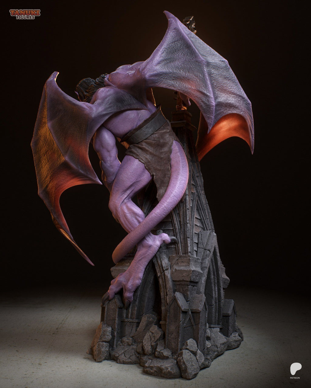 Goliath (Gargoyles) 3D Printed Garage Kit Figure