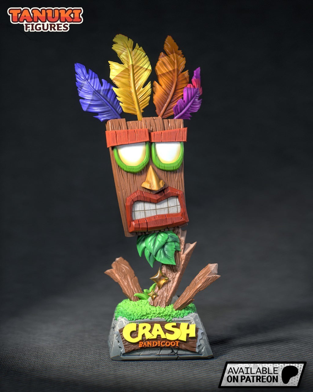 Aku Aku (Crash Bandicoot) 3D Printed Garage Kit Figure