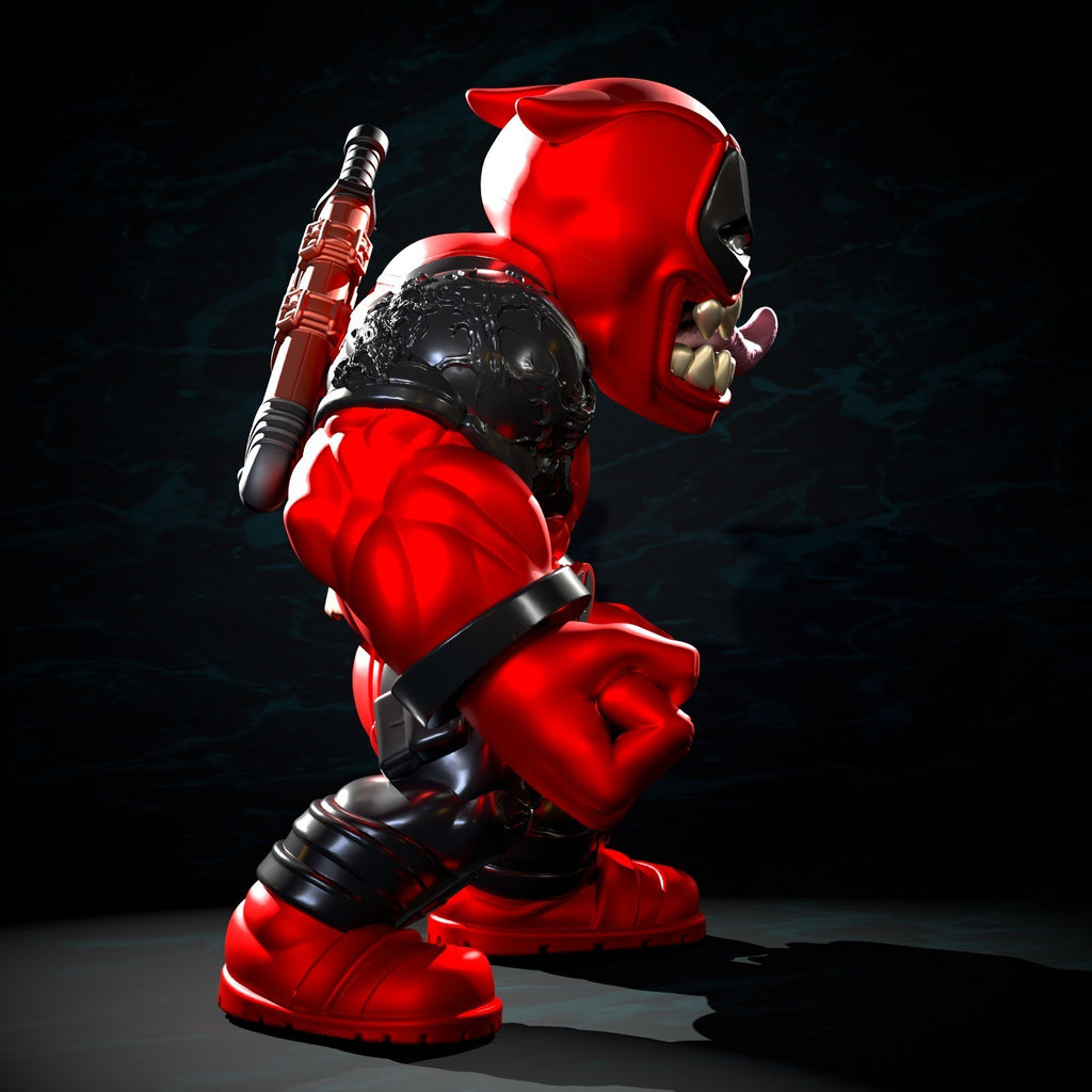 Venompool Marvel Fan Art Figure Full Colour 3D Printed Statue
