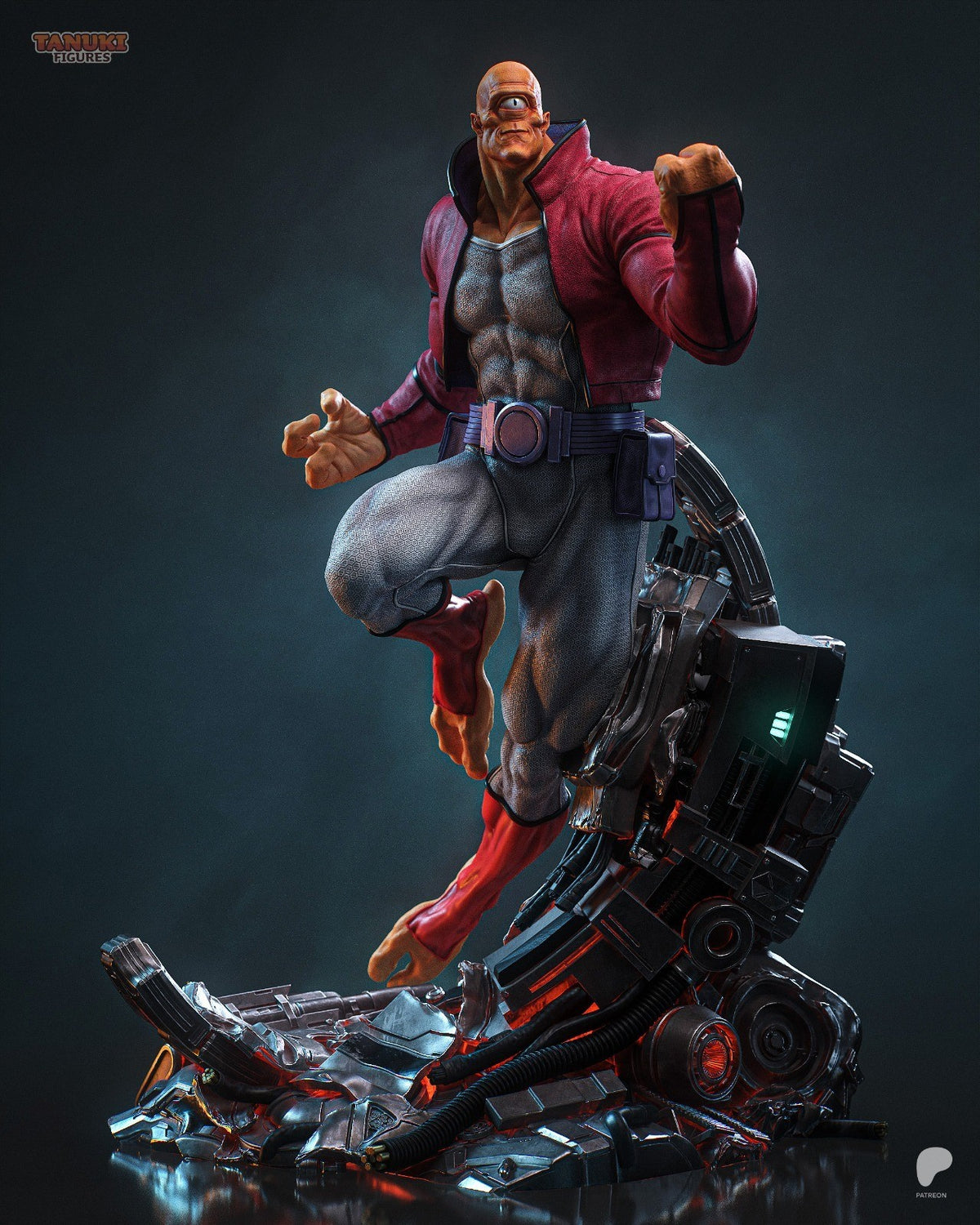 Allen the Alien (Invincible) 3D Printed Garage Kit Figure
