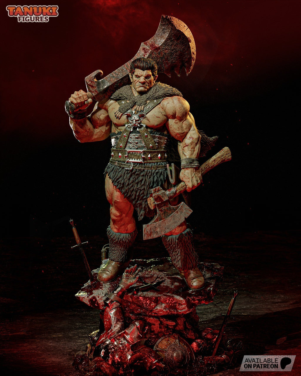 Zodd (Berserk) 3D Printed Garage Kit Figure
