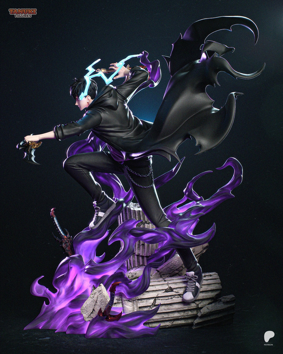 Sung Jin-Woo (Solo Leveling) 3D Printed Garage Kit Figure