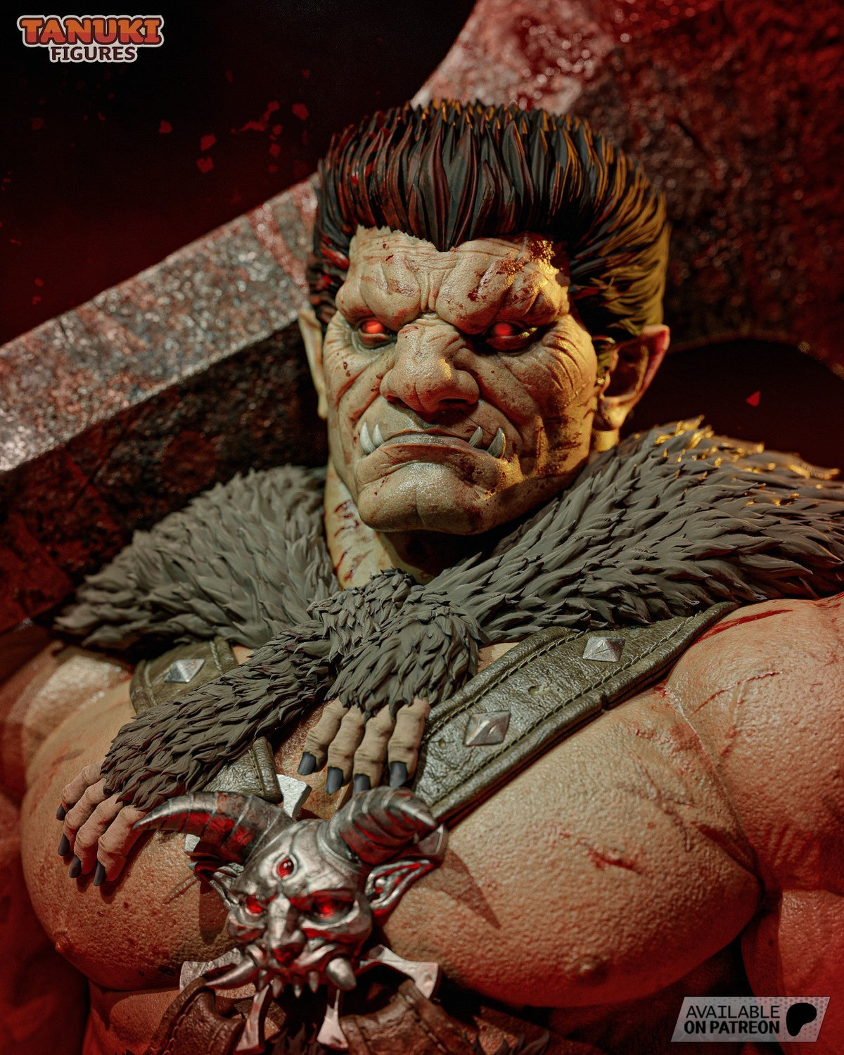 Zodd (Berserk) 3D Printed Garage Kit Figure
