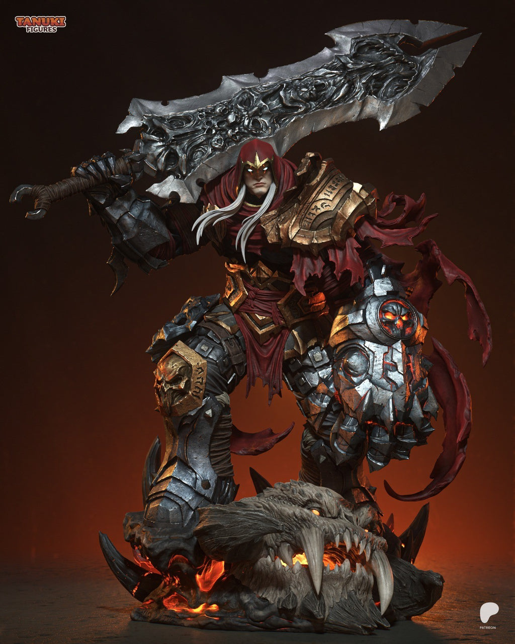 War (Darksiders) 3D Printed Garage Kit Figure
