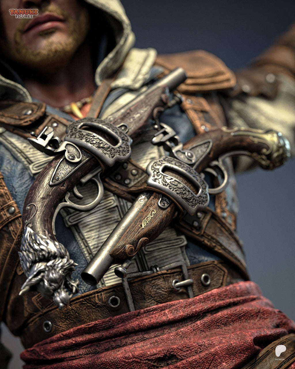 Edward Kenway (Assassin's Creed) 3D Printed Garage Kit Figure