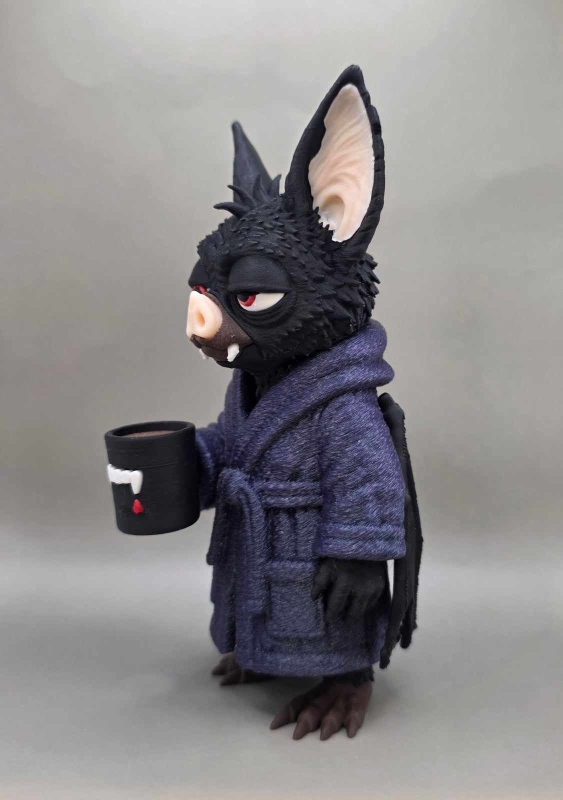 Tired Halloween Bat Figure