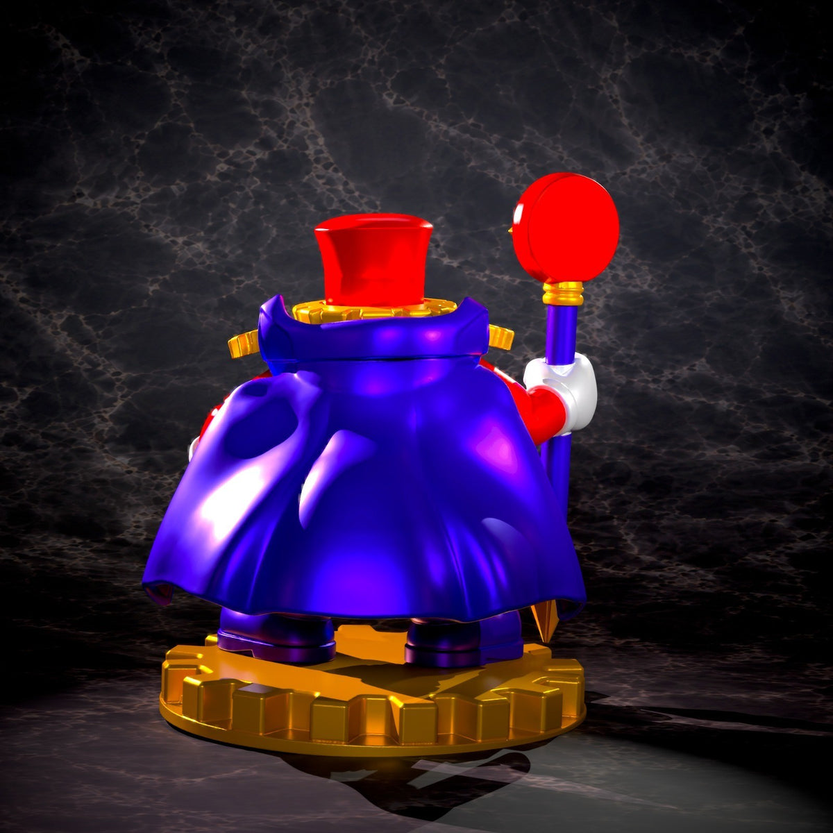 Time Wizard Yu-Gi-Oh Fan Art Figure Full Colour 3D Printed Statue