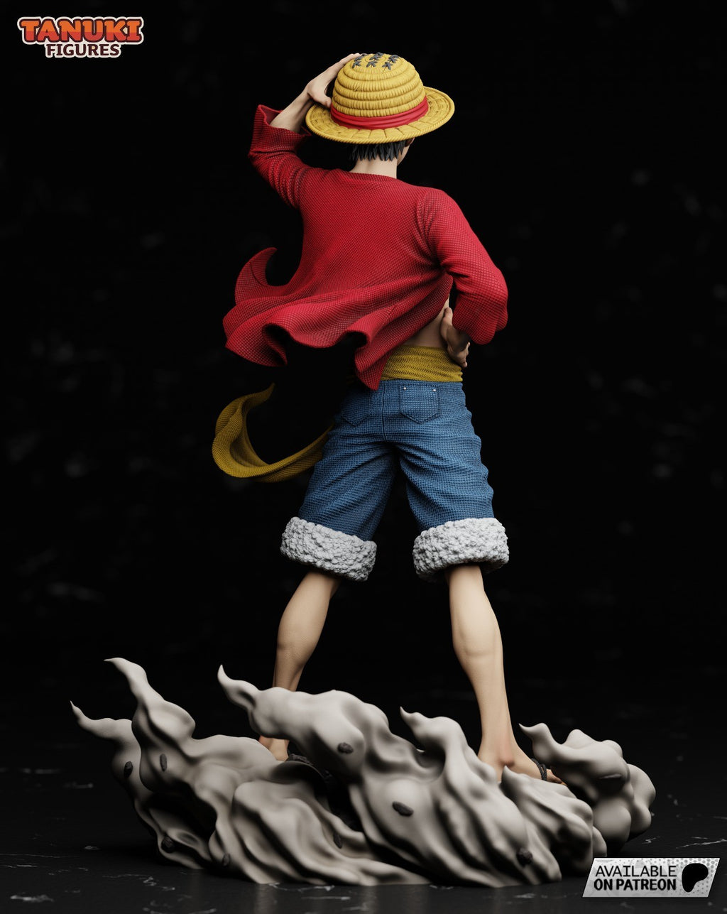 Luffy (One Piece) 3D Printed Garage Kit Figure