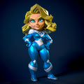 Sue Storm Marvel Fan Art Figure Full Colour 3D Printed Statue