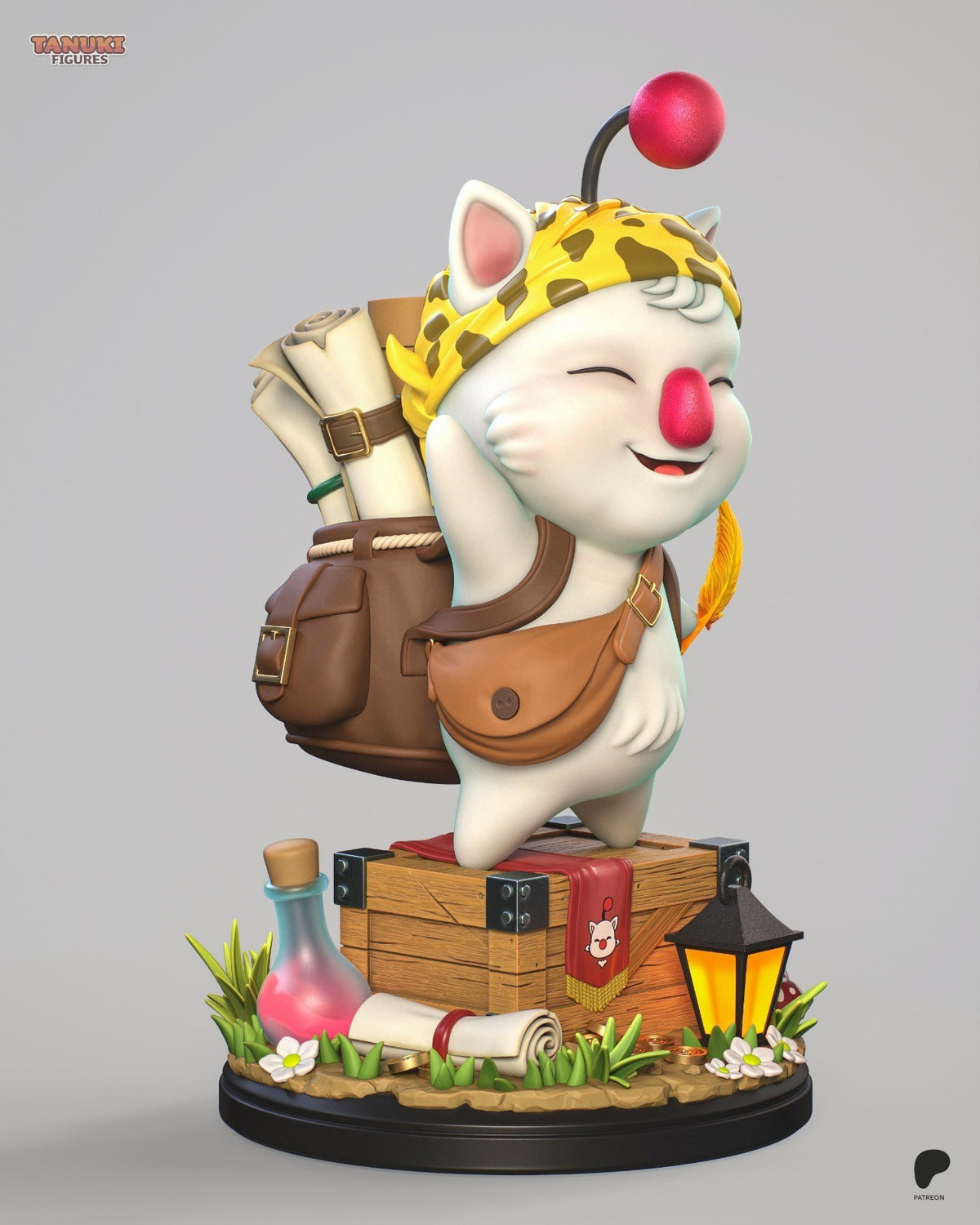 Moogle (Final Fantasy) 3D Printed Garage Kit Figure
