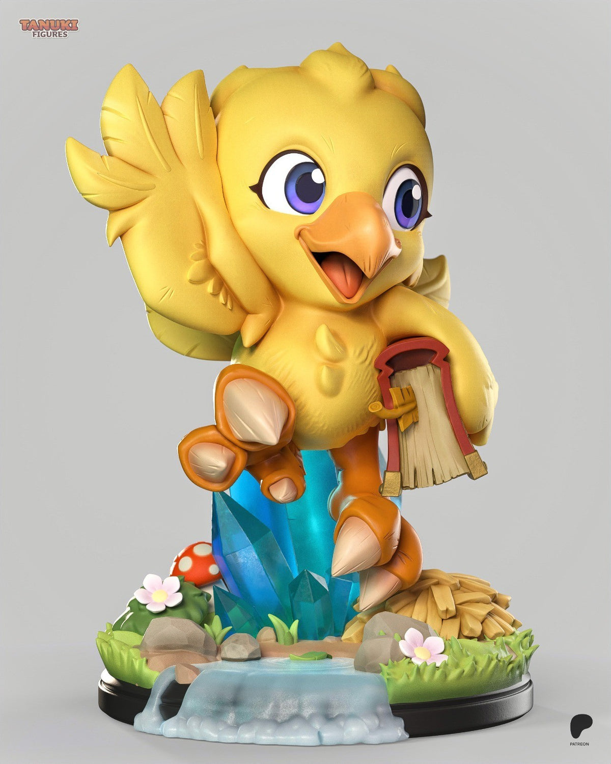 Chocobo Chibi (Final Fantasy) 3D Printed Garage Kit Figure