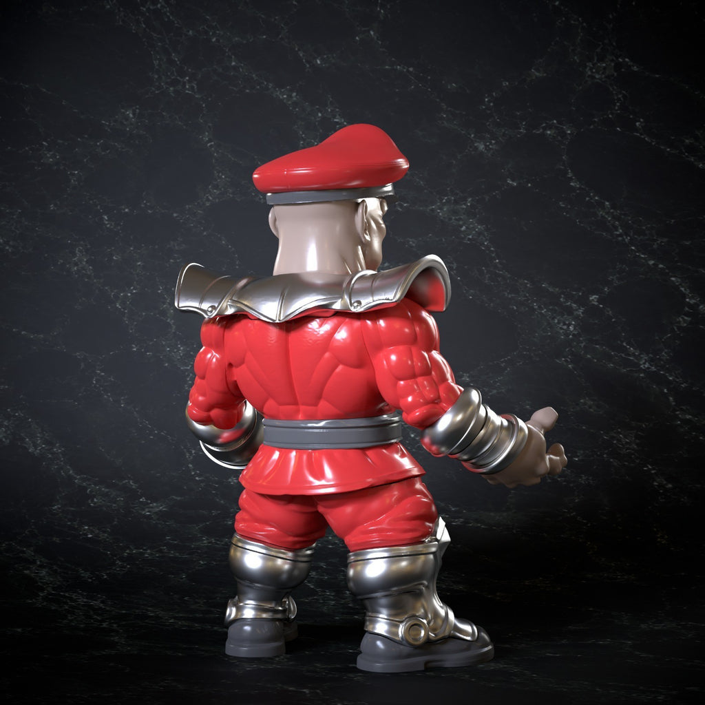 M. Bison Street Fighter Fan Art Figure Full Colour 3D Printed Statue