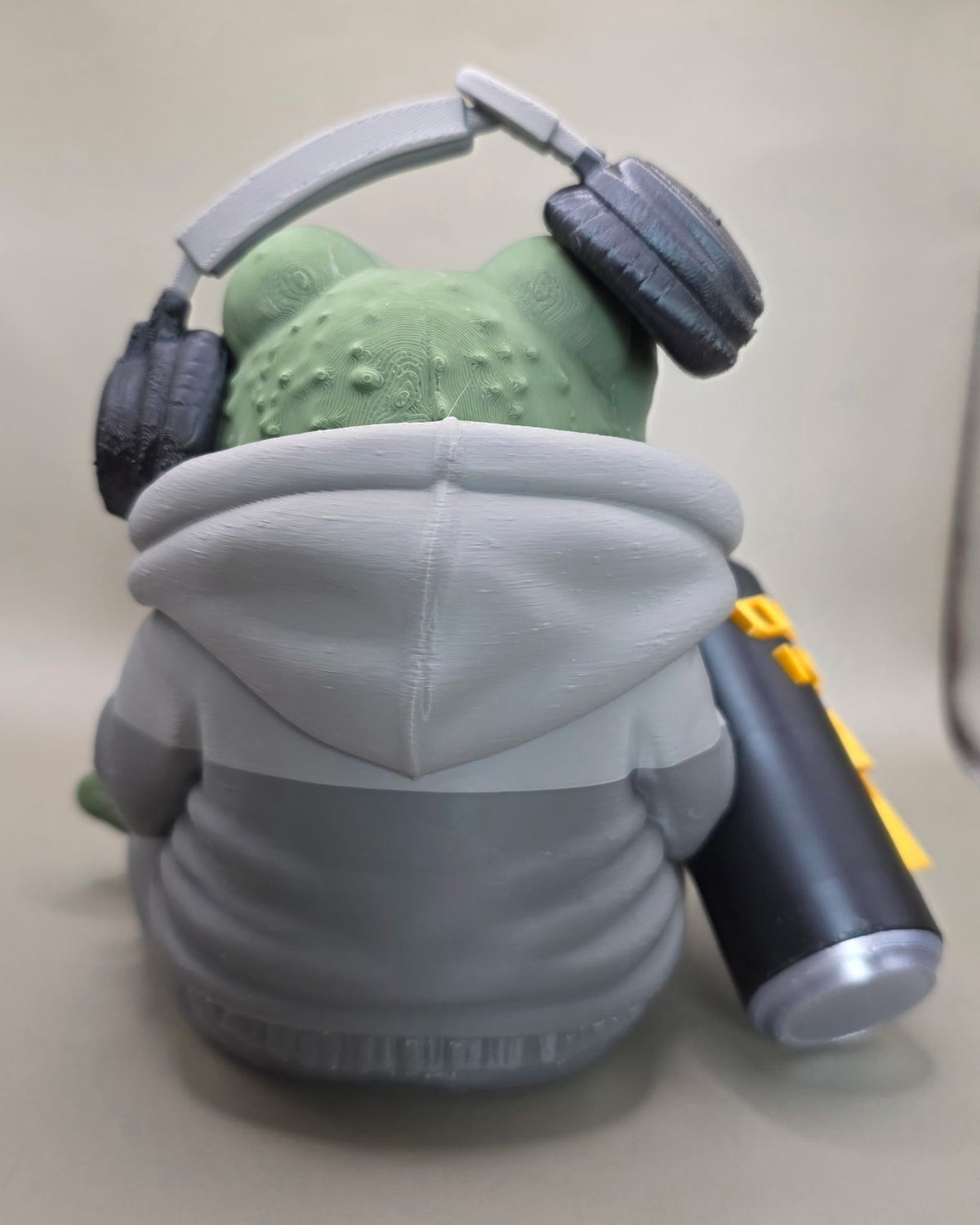 Tired Gamer Frog Figure