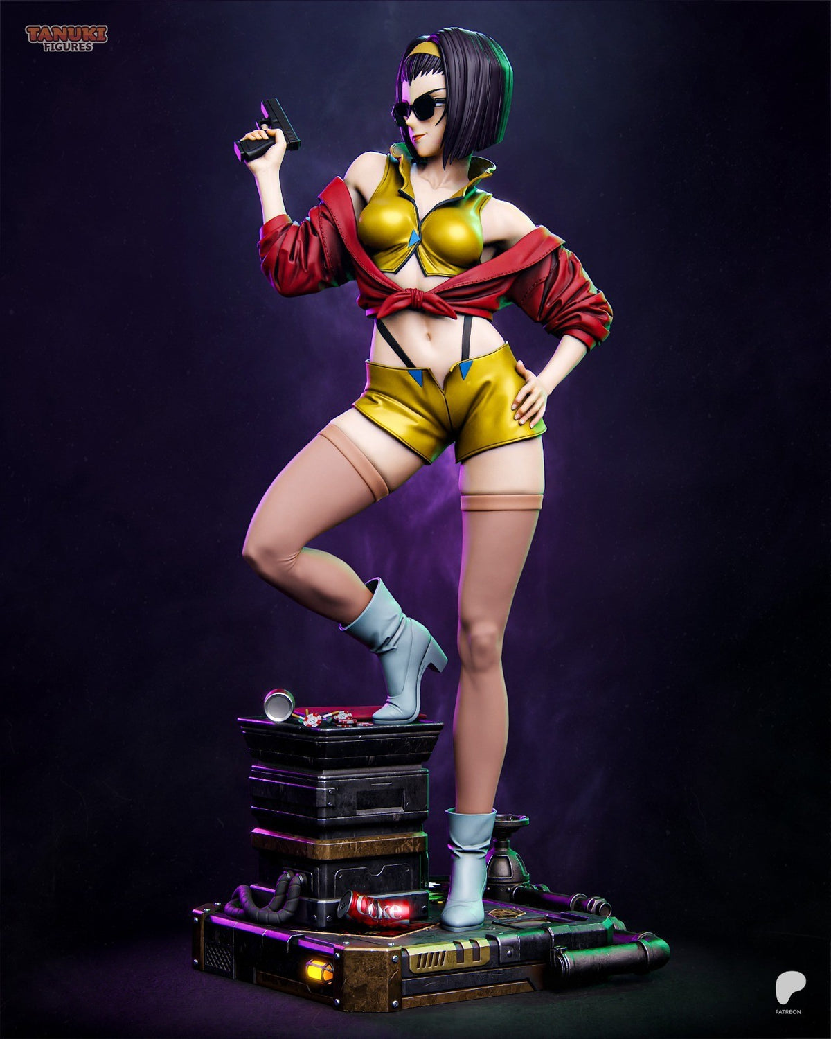 Faye (Cowboy Bebop) 3D Printed Garage Kit Figure
